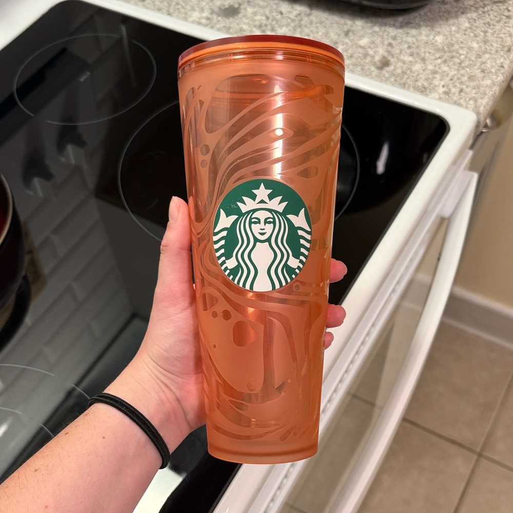 Starbucks Iced Venti Orange Swirl Tumbler